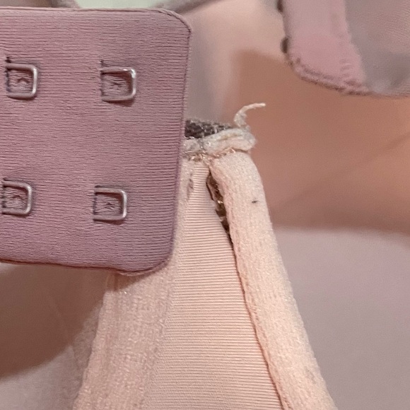 Soma Stunning Support Geo Lace Full Coverage Bra 38C Padded Cup Underwire Tan - Picture 5 of 5